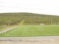 Jalgpallivljaku rjoonte mrgistus on kunstmuru kasutamise.. | Kunstmurukattega spordivljakud Jalgpallivljak kunstmurukattega, roheline muru, spordivljakud, tehismuru Norra jalgpallivljakul.  